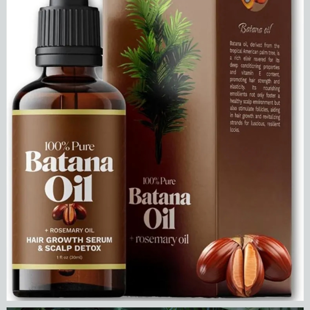 NWT 3 Bottles Hair Growth Serum with Rosemary - Brown